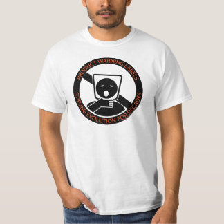 プロダクト警告ラベル Tシャツ