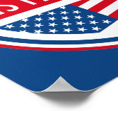 プロチョイスは愛国的なアメリカ人女性の自由 ポスター (角)