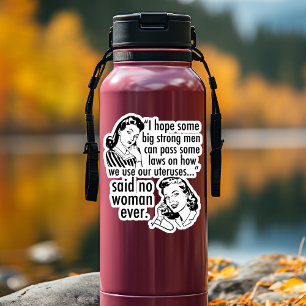 プロチョイスユーモアレトロ政治漫画フェミニスト シール