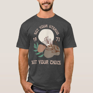 プロチョイス女性権利1973フローラ植物学Fem Tシャツ