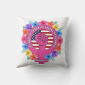 プロチョイス私の体私の選択私の子宮マイビジネス クッション (裏面)