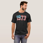 プロチョイス1973女性の権利フェミニズム13保護 Tシャツ (正面フル)