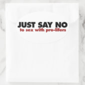 プロチョイス 楕円形シール (バッグ)