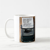 "プロットねじれ"のマグ-完全なタイプライター コーヒーマグカップ (左)
