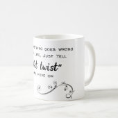 プロットのねじれ コーヒーマグカップ (正面右)