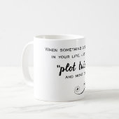 プロットのねじれ コーヒーマグカップ (正面左)