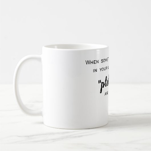 プロットのねじれ コーヒーマグカップ (左)