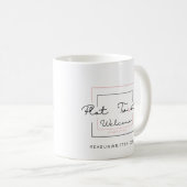 プロットのツイスト コーヒーマグカップ (正面右)
