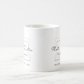 プロットのツイスト コーヒーマグカップ (中央)