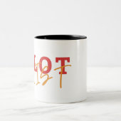 プロットのツイスト ツートーンマグカップ (中央)