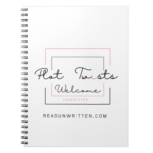 プロットのツイスト ノートブック (正面)