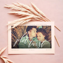 プロットの転換 モダン ミニマル カリグラフィー & フォト