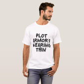 プロットアーマーが薄くなってきた Tシャツ (正面フル)
