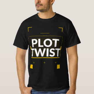 プロットツイストTシャツ | 楽しいサルカスティックギフト Tシャツ
