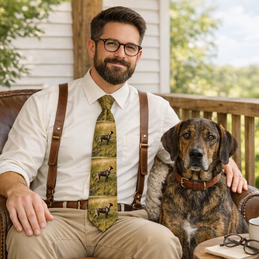 プロットハウンド 犬好き  ネクタイ