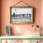 プロットプリントヴィンテージゴルフフォトポスター ポスター