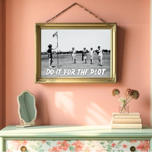 プロットプリントヴィンテージゴルフフォトポスター ポスター