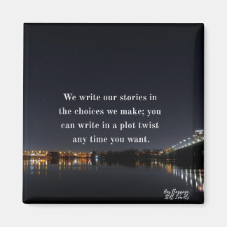 プロット書ツイスト可愛い引用文マグネット マグネット