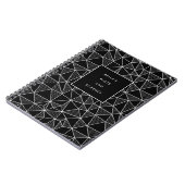 プロッパーソナライズされたトとスキームのジオメトリパターン ノートブック (左側)