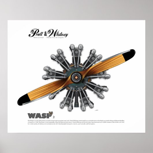 プロップアートポスター付きラジアルエアライトエンジン ポスター (正面)