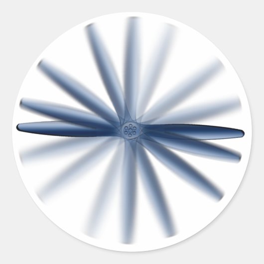 「プロップスピン」ステッカー ラウンドシール (正面)