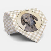 プロッ絵画ツ – かわいいオリジナルドッグアート ネクタイ (ロール)
