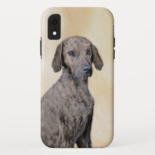 プロッ絵画ツ – かわいいオリジナルドッグアート Case-Mate iPhoneケース (裏面)