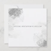 プロテアとプランツの結婚式 保存日付のお知らせ 招待状 (裏面)