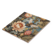 プロテアの花が咲く美しいガーデンビー タイル (側面)