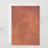 プロテアの花パンパスグラス結婚ステラコッタ 招待状 (裏面)