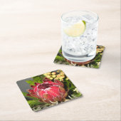 プロテアの花束 スクエアペーパーコースター (インサイチュ)