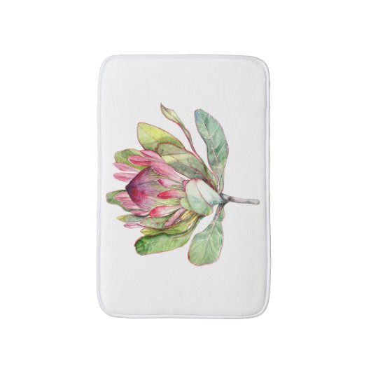 プロテアの花 バスマット (正面縦)