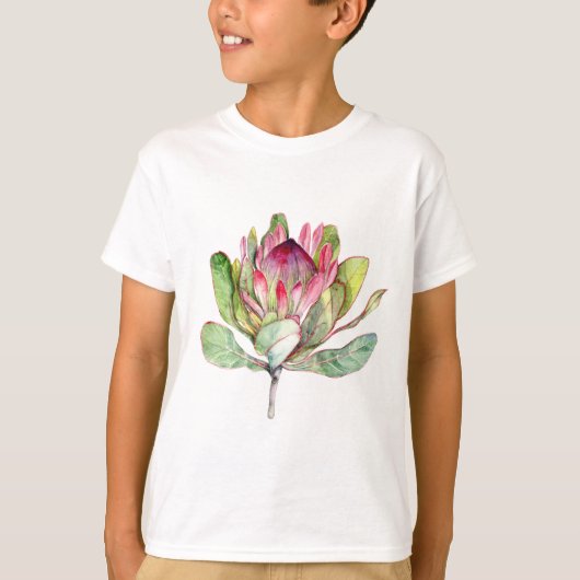 プロテアの花 Tシャツ (正面)