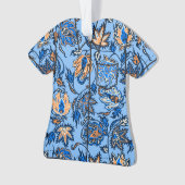 プロテアろうけつ染めハワイアン熱帯フローラアロハシャツ オーナメント (正面)