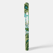 プロテアろうけつ染めハワイアン熱帯フローラ Case-Mate iPhoneケース (裏面 / 左)