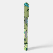 プロテアろうけつ染めハワイアン熱帯フローラ Case-Mate iPhoneケース (裏面 / 右)