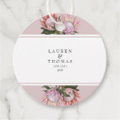 プロテアエレガントー花の王 フェイバータグ (正面)