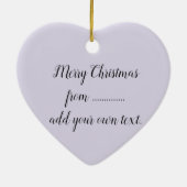 プロテアスクリスマスオーナメントカスタム セラミックオーナメント (裏面)