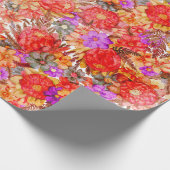 プロテアパターン包装紙 ラッピングペーパー (角)