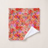 プロテアパターン バスタオルセット (ウォッシュタオル)