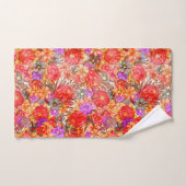 プロテアパターン バスタオルセット (ハンドタオル)