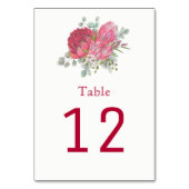 プロテアフラワーテーブルナンバーカード テーブルナンバー (裏面)