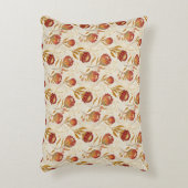 プロテアフラワーデザートフローラピンク柄 アクセントクッション (正面(垂直))