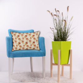 プロテアフラワーデザートフローラピンク柄 アクセントクッション