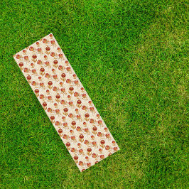 プロテアフラワーデザートフローラピンク柄 ヨガマット