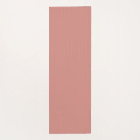 プロテアフラワーフローラピンク緑のパターン名 ヨガマット (裏面)