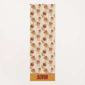 プロテアフラワー砂漠フローラピンクのパターン名 ヨガマット (正面)