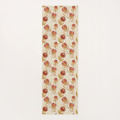 プロテアフラワー砂漠フローラピンクのパターン名 ヨガマット (裏面)