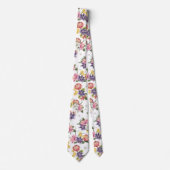 プロテアフローラは夏のパターンを示す ネクタイ (正面)