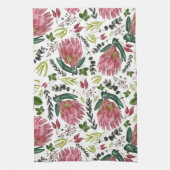 プロテアフローラ水彩植物学 キッチンタオル (縦)